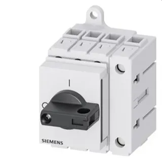 Siemens Lasttrennschalter 3LD3 Iu25A 9,0kW 3polig+N schwarz 3LD3130-0TL11