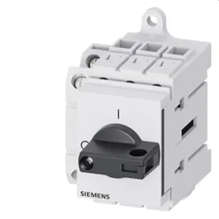 Siemens Lasttrennschalter 3LD3 Iu25A 3pol+N 9,0kW schwarz 1Ö+1S 3LD3130-1TK11