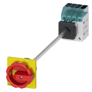 Siemens Lasttrennschalter 3LD3 Iu16A 7,5kW 3polig+N rot/gelb 3LD3048-0TL53
