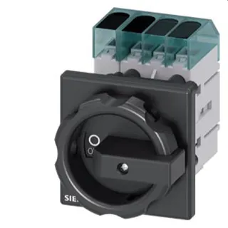 Siemens Lasttrennschalter 3LD3 Iu25A 3polig+N 9,0kW schwarz 3LD3154-0TL51
