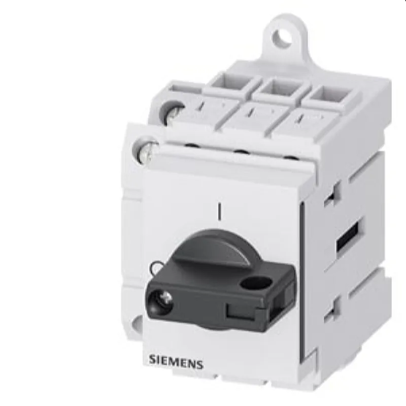 Siemens Lasttrennschalter 3LD3 Iu63A 3polig 22,0kW schwarz 1Ö+1S 3LD3430-1TK11