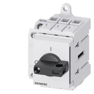 Siemens Lasttrennschalter 3LD3 Iu63A 3polig 22,0kW schwarz 1Ö+1S 3LD3430-1TK11