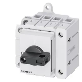 Siemens Lasttrennschalter 3LD3 Iu40A 15,0kW 3p. schwarz 1Ö+1S 3LD3330-1TL11