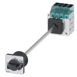 Siemens Lasttrennschalter 3LD3 Iu40A 15,0kW 3p. schwarz 1Ö+1S 3LD3340-1TL11
