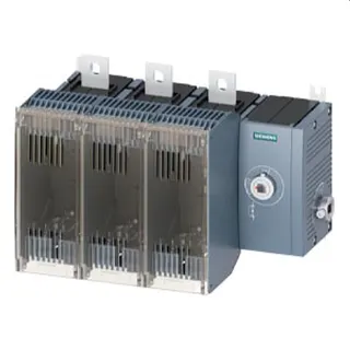 Siemens Lasttrennschalter Gr. 1+2 3p. 400A Seitenwandantr. rechts 3KF4340-4RF11