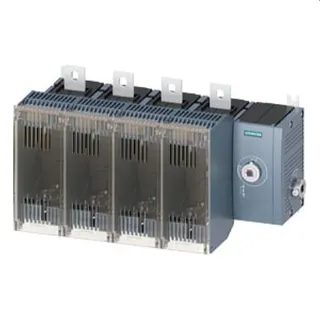 Siemens Lasttrennschalter Gr. 1+2 4p. 400A Seitenwandantr. rechts 3KF4440-4RF11