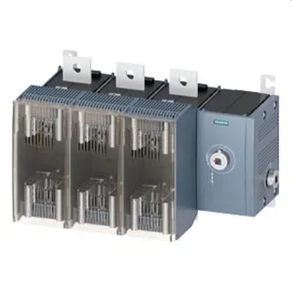 Siemens Lasttrennschalter Gr. 2+3 3p. 630A Seitenwandantr. rechts 3KF5363-4RF11