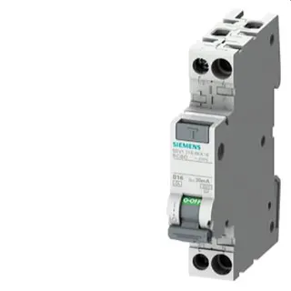 Siemens FI/LS-Schalter kompakt 6kA Typ A 30mA C6 5SV1316-7KK06