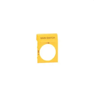 ABB Stotz-Kontakt Textschild OPY2EN1 gelb 1SCA022400R2740
