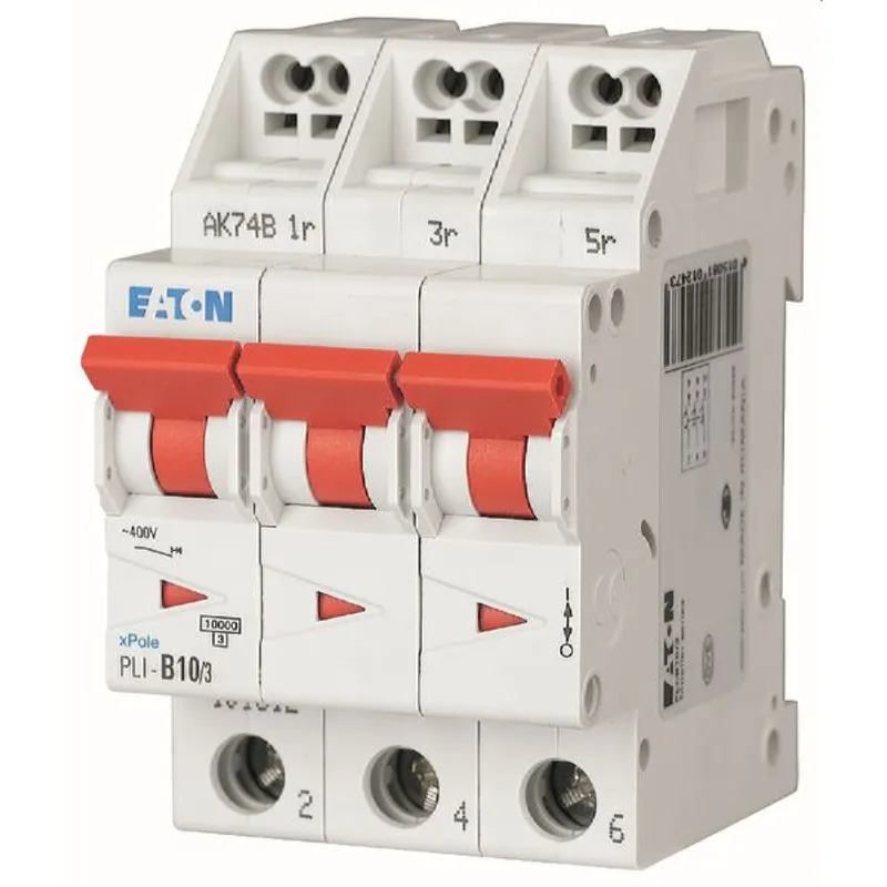 EATON Electric Leitungsschutzschalter PLI-B10/3 B10A 3polig (Steckkl.)