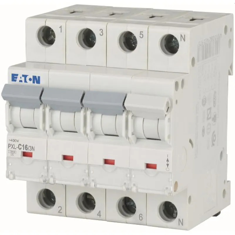 EATON Electric Leitungsschutzschalter PXL-C16/3N C16A 3polig+N