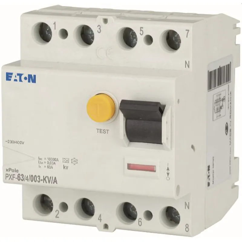 EATON Electric FI-Schutzschalter PXF-63/4/003-KV/A 4polig 63/0,1A