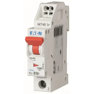 EATON Electric Leitungsschutzschalter PLI-B10/1 B10A 1polig (Steckkl.)