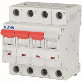 EATON Electric Leitungsschutzschalter PXL-B10/3N B10A 3polig+N