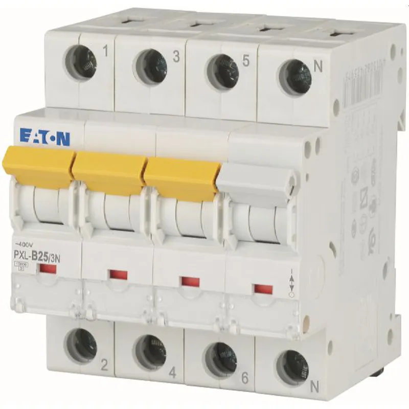 EATON Electric Leitungsschutzschalter PXL-B25/3N B25A 3polig+N