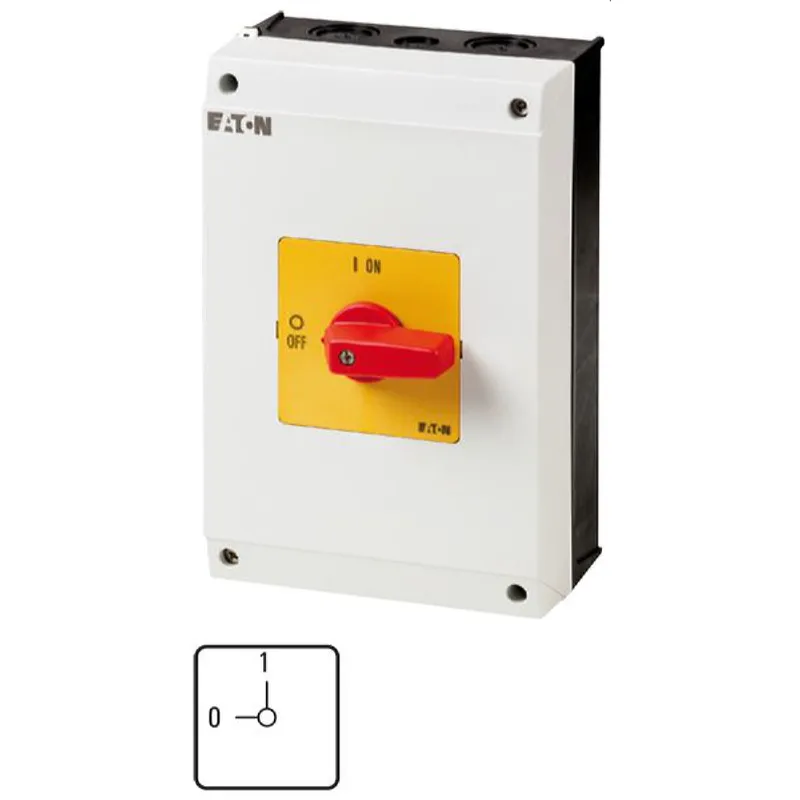 EATON Electric Ein-Aus-Schalter P3-63/I4-RT Aufbau