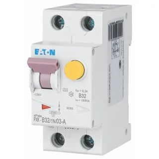 EATON Electric FI/LS-Kombination PXK-B32/1N/03-A B32A 1polig+N 0,3A