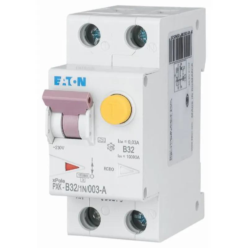 EATON Electric FI/LS-Kombination PXK-B32/1N/003-A B32A 1polig+N 0,03A