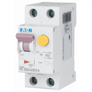 EATON Electric FI/LS-Kombination PXK-B32/1N/003-A B32A 1polig+N 0,03A