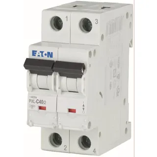 EATON Electric Leitungsschutzschalter PXL-C40/2 C40A 2polig