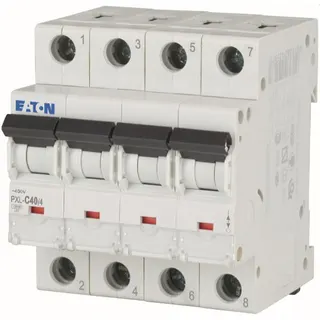 EATON Electric Leitungsschutzschalter PXL-C40/4 C40A 4polig