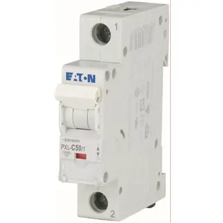 EATON Electric Leitungsschutzschalter PXL-C50/1 C50A 1polig