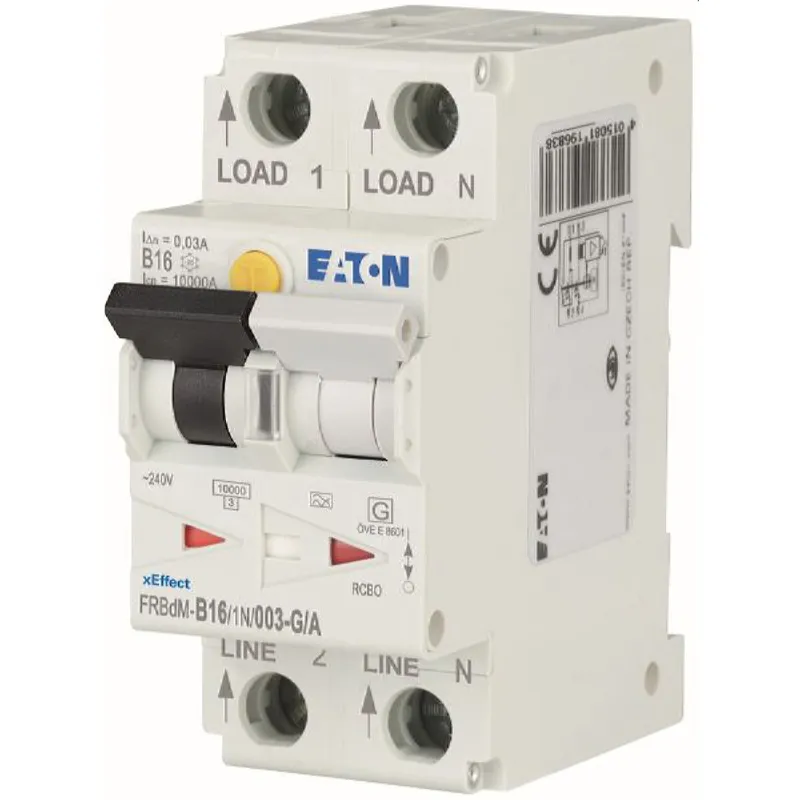 EATON Electric Fehlerstromschutzschalter FI/LS 16A 30mA LS-Kennline-B 1p