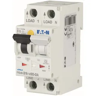 EATON Electric Fehlerstromschutzschalter FI/LS 16A 30mA LS-Kennline-B 1p