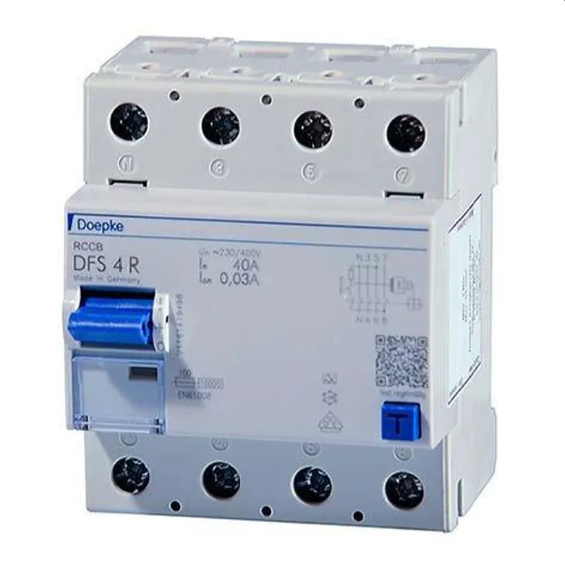 Doepke FI-Schutzschalter DFS4 063-4/0,50-A R Schutzleiter rechts