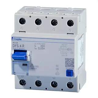 Doepke FI-Schutzschalter DFS4 063-4/0,50-A R Schutzleiter rechts