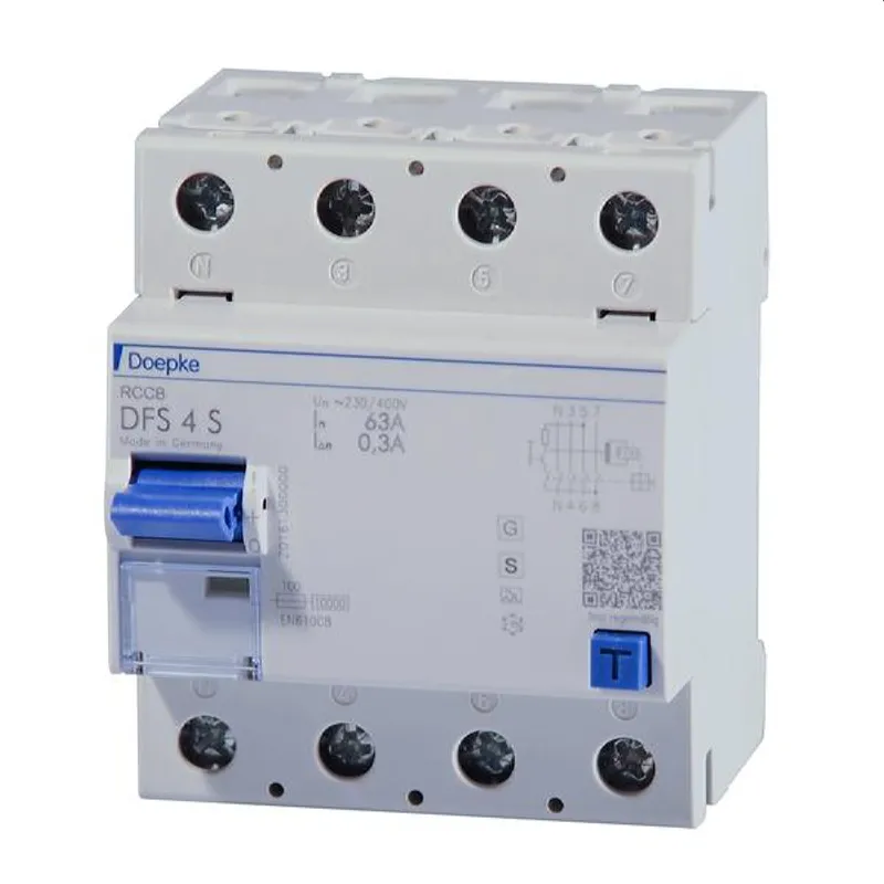 Doepke FI-Schutzschalter DFS4 063-4/0,50-A S 4polig 63/0,5A