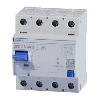 Doepke Fehlstromschutzschalter allstroms. DFS4 063-4/0,30-B NK S