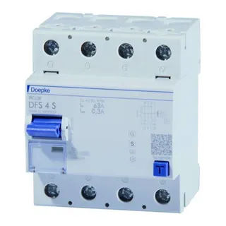 Doepke FI-Schutzschalter DFS4 063-4/0,30-A S 4polig 63/0,3A