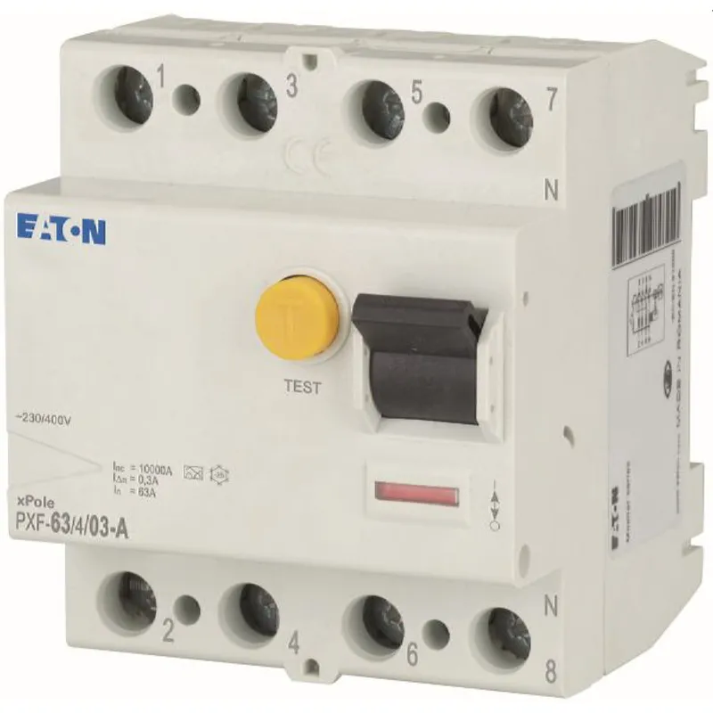 EATON Electric FI-Schutzschalter PXF-63/4/03-A 4polig 63/0,3A