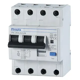 Doepke FI/LS-Kombination FIC 40/0,3/3+N-A
