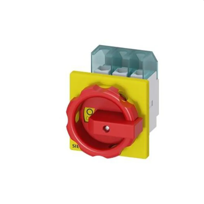 Siemens Not-Aus-Schalter 3polig fuer Fronteinbau 3LD2103-0TK53
