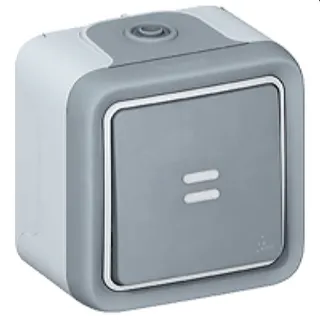 Legrand Wippschalter 69712 1polig FR AP Plexo IP55 grau