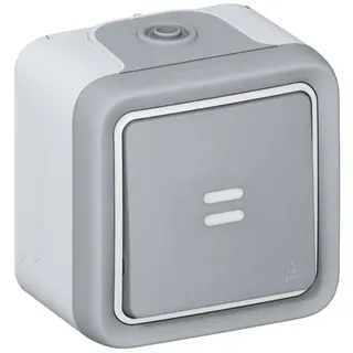 Legrand Tastereinsatz 69724 1-pol bel Wechsel FR AP grau