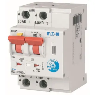 EATON Electric Brandschutzschalter AFDD-10/2/B/003-A B10A 2polig 0,03A TypA