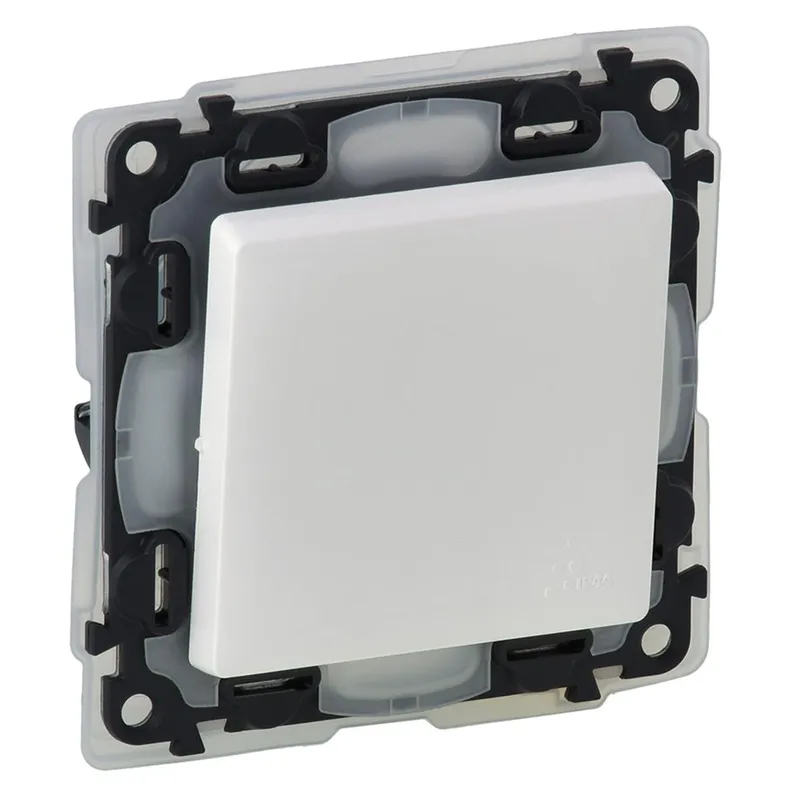 Legrand Doppelwechselschalter VLIFE IP44 ultraweiss