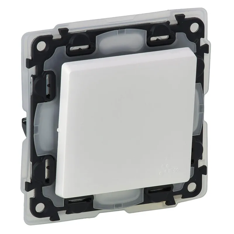 Legrand Doppelwechseltaster VLIFE IP44 ultraweiss