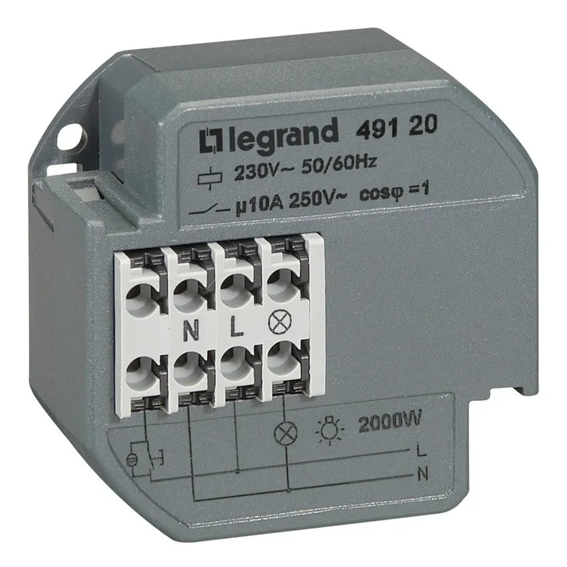 Legrand Fernschalter 049120 UP 1P elektronisch Lexic