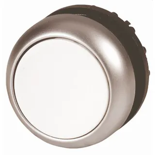 EATON Electric Drucktaste M22-DR-W flach rastend/tastend weiss