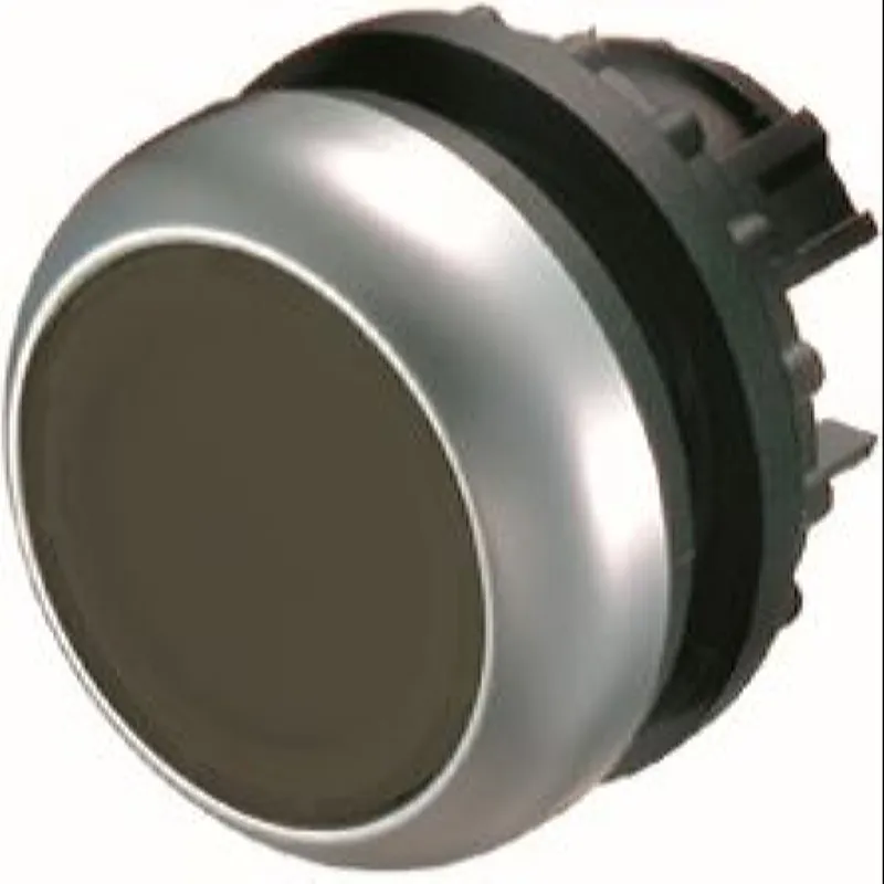 EATON Electric Drucktaste M22-D-S flach tastend schwarz
