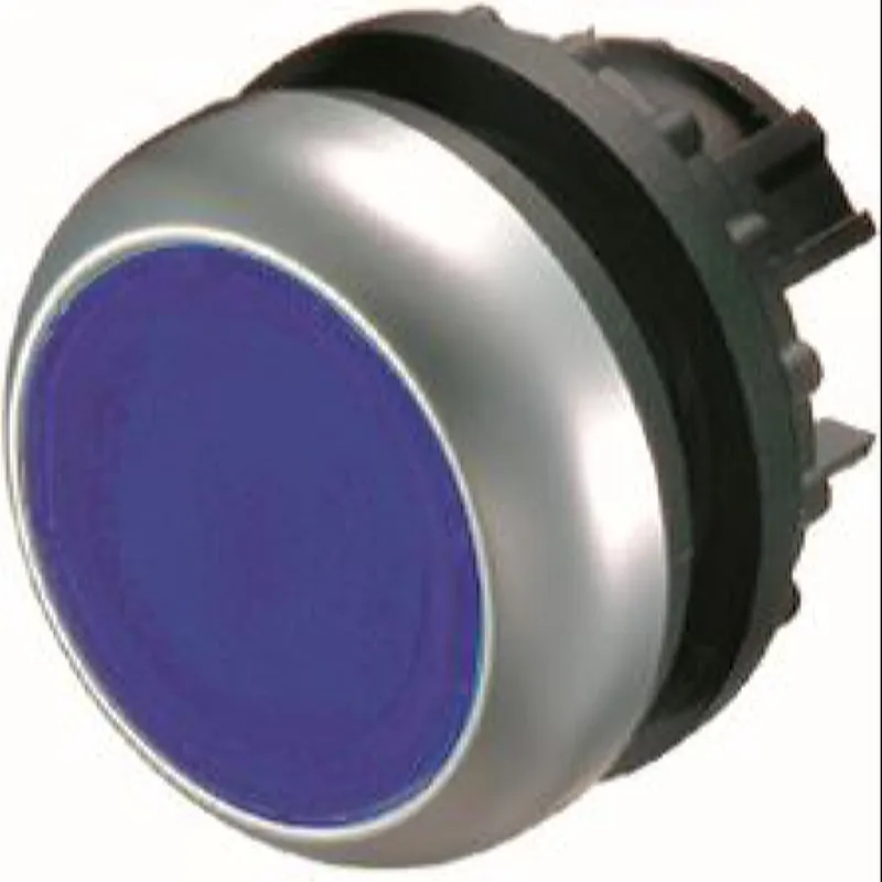 EATON Electric Leuchtdrucktaste M22-DL-B flach tastend blau