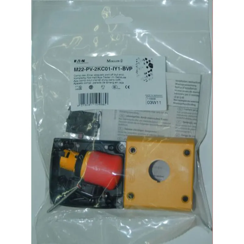 EATON Electric Komplettgerät M22-PV-2KC01-IY1-BVP Not-Aus-Taster
