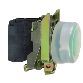 Schneider Electric Drucktaster XB4BP31 m. Schutzkappe