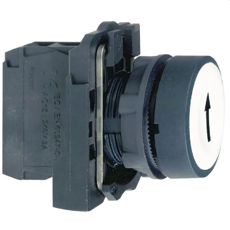 Schneider Electric Drucktaster XB5AA3341 Flach weiss
