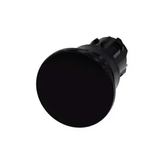 Siemens Pilzdrucktaster 22mm rund schwarz 40mm 3SU1000-1BD10-0AA0