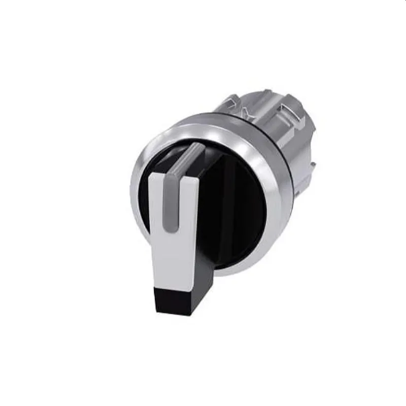 Siemens Knebelschalter beleuchtbar 22mm rund schwarz weiss